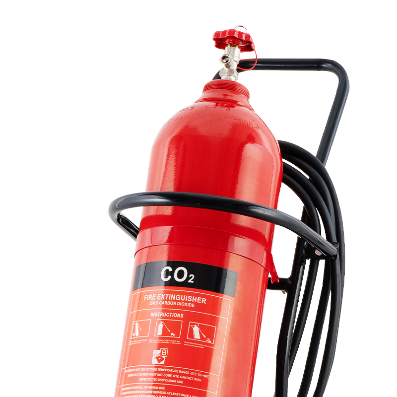 Extintor de incêndio CO₂ tipo carrinho 25KG